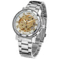 Openwork Gear Manual Mechanical Watch For Men