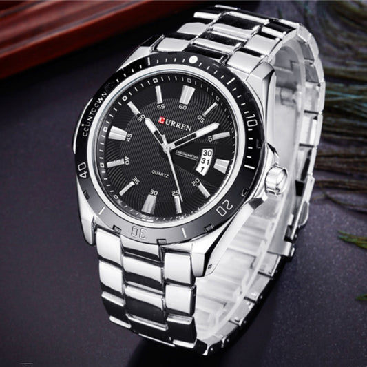 Mens Waterproof Calendar Fashion Quartz Mens Watch