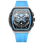 Cairen Unisex Six-Hand Quartz Watch Sporty Style Multi-Function Water-Resistant